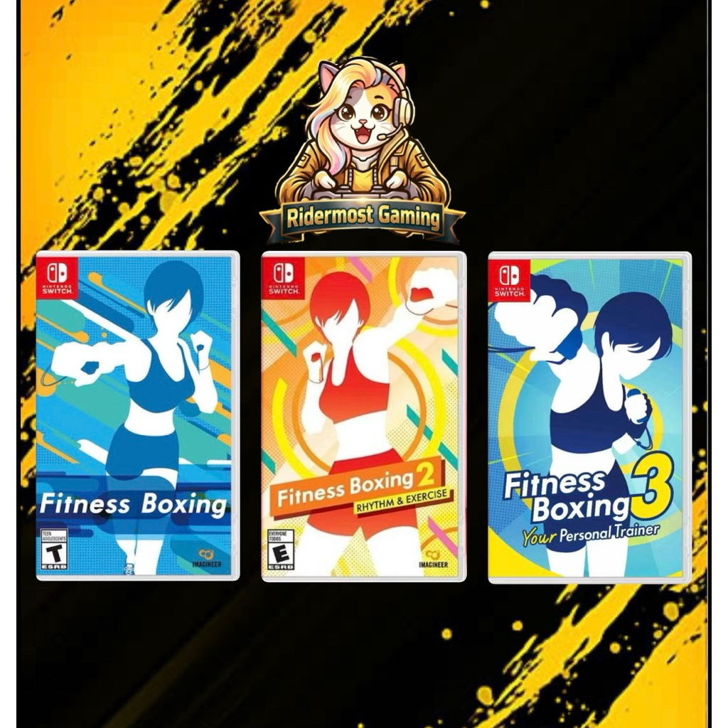 [Nintendo Switch]Fitness Boxing 1 / Fitness Boxing 2 / Fitness Boxing 3 Switch[EN] มือ 2 พร้อมส่ง!!!