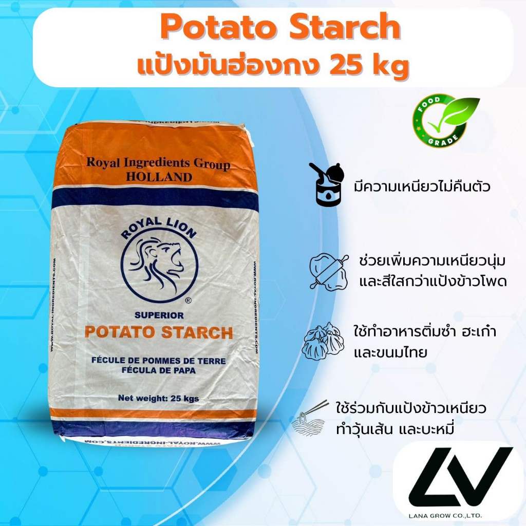 Potato Starch (Holland) : Potato Starch (Holland) 25 kg