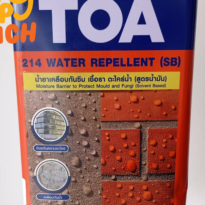 TOA 214 วอเตอร์รีเพลแล้นท์ (สูตรน้ำมัน) ขนาด 3.785 ลิตร