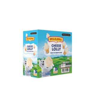 (ซื้อ 2 ลด 50%) DAIRYGOLD MILKANA แดรี่โกลด์ มิลคานา ชีส โลลี มิลค์กี้ ไอศกรีม (ยกกล่อง 6 ชิ้น)