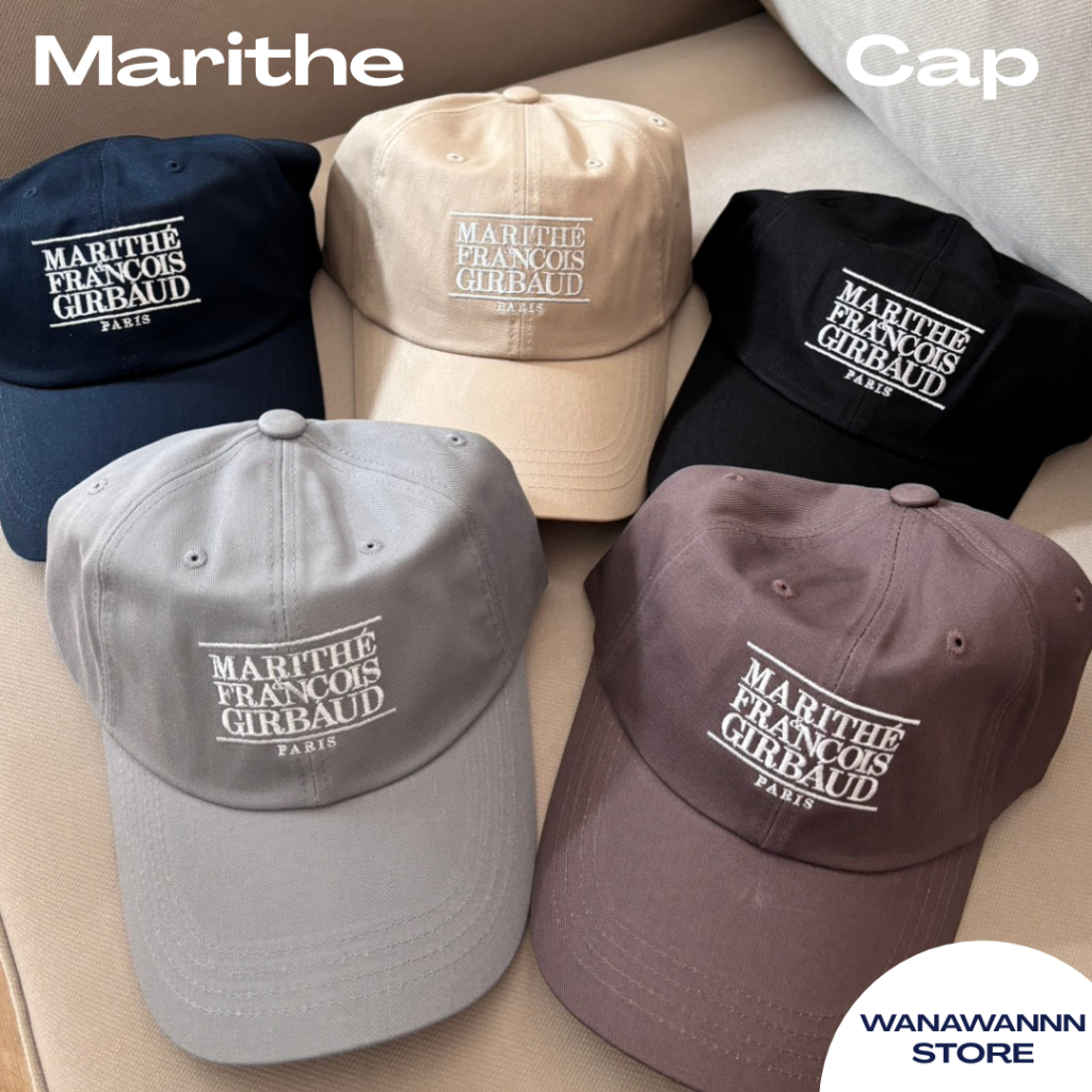 [สินค้าพร้อมส่ง✔️] Marithe Classic Cap หมวกแก๊ป สไตล์เกาหลี ของแท้100%