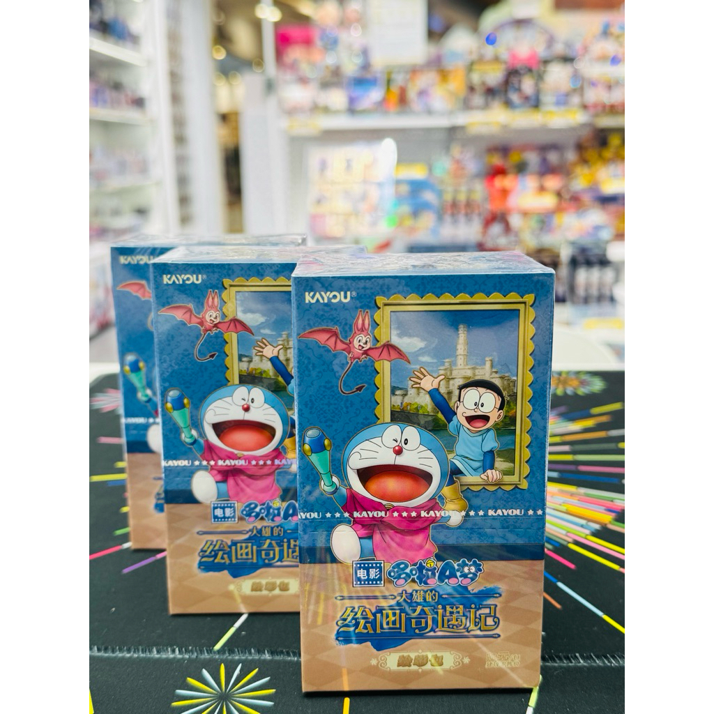 🔥พร้อมส่งจากไทย🔥การ์ดเกม โดเรม่อน Kayou doraemon 1 กล่อง 10 ซอง