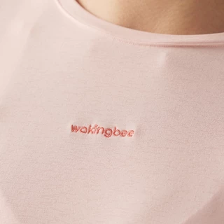 Wakingbee Crop Tee เสื้อคลุมทับสปอร์ตบรา ทรงครอป แขนสั้น ผ้าเบา นุ่ม ใส่สบาย กันยูวี ใส่ออกกำลังกายได้หลากหลาย