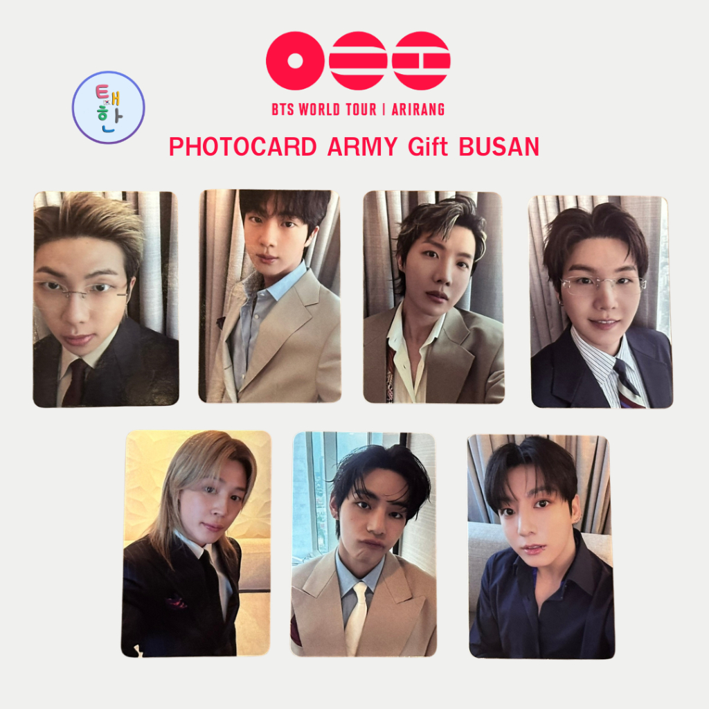 🔥ส่งด่วน ส่งทันที🔥 [BTS] เฉพาะการ์ด ของอัลบั้มใหม่ล่าสุด WORLD TOUR 'ARIRANG IN BUSAN' (ARMY GIFT)
