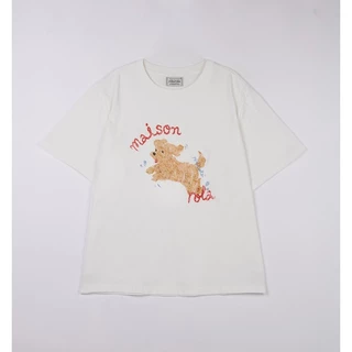ROLAROLA - ROLA PUPPY FRIENDS T-SHIRT (CHARCOAL, PINK , WHITE)