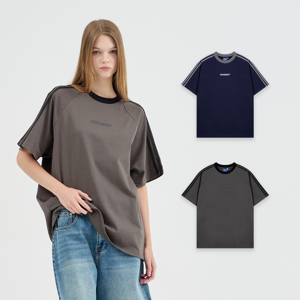 HOMEBOY เสื้อOVERSIZE HB.ANYWHERE.OVS คอตตอน100% ใส่ได้ทุกวัน