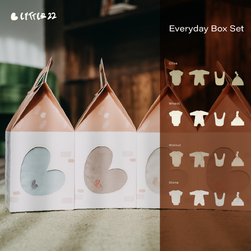 Little22 Everyday Box Set 02 ของขวัญเยี่ยมคลอด ของรับขวัญ ของขวัญเด็กแรกเกิด