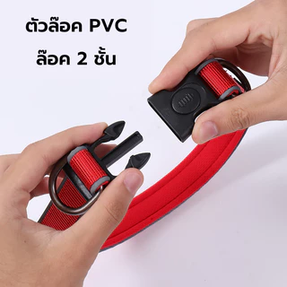 ปลอกคอสุนัข ไนล่อนสะท้อนแสง ปรับขนาดได้ ปลอกคอหมาใหญ่ สำหรับสุนัขกลาง-ใหญ่