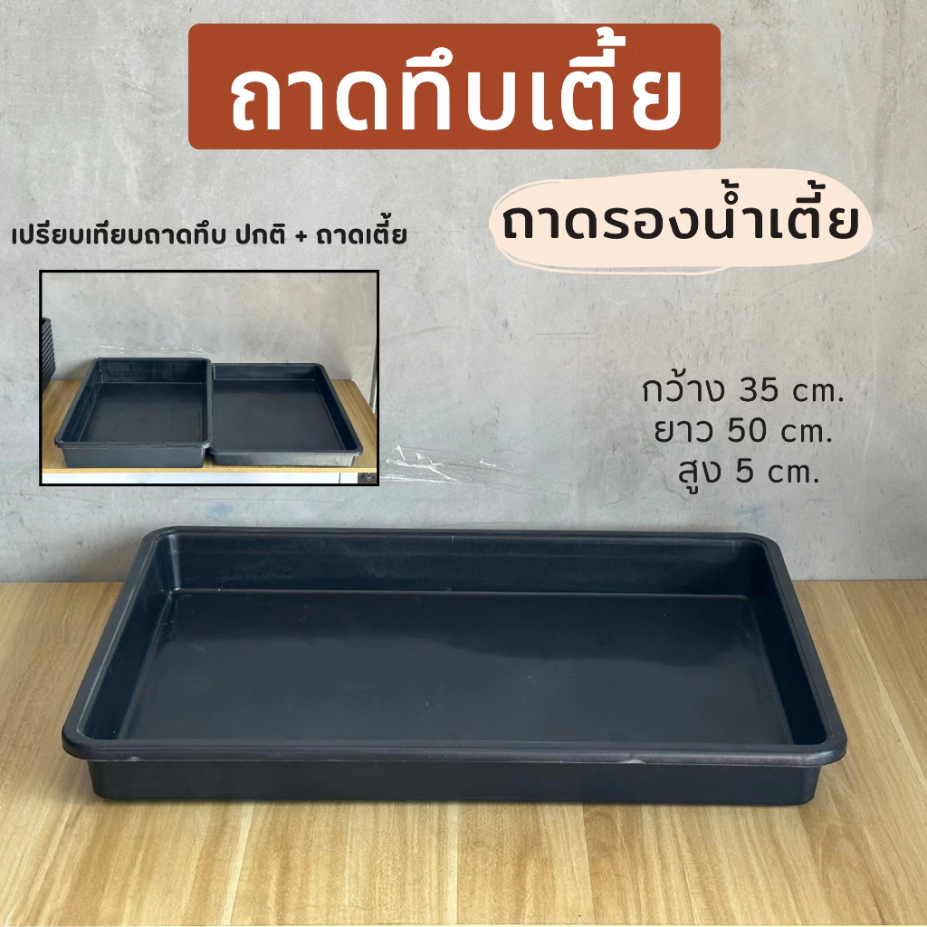 ถาดรองน้ำ ถาดไดโซะทึบเตี้ย ถาดเตี้ย ถาดไดโซะไม่มีรู ถาดเพาะต้นกล้า