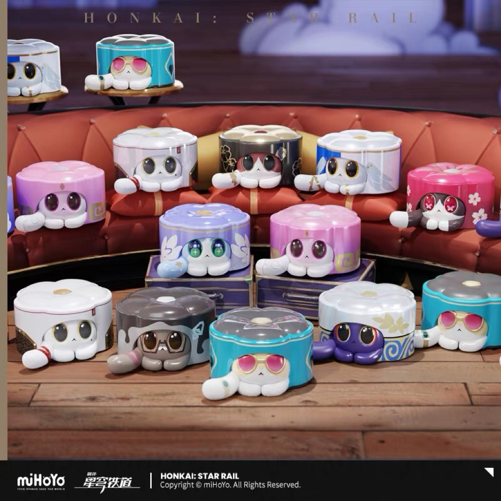 [PRE-ORDER อ่านรายละเอียดก่อนซื้อ][Honkai Star Rail] Boxset Mini figure Cat Cake Series V.2 มินิฟิกเกอร์แมวเค้ก 2