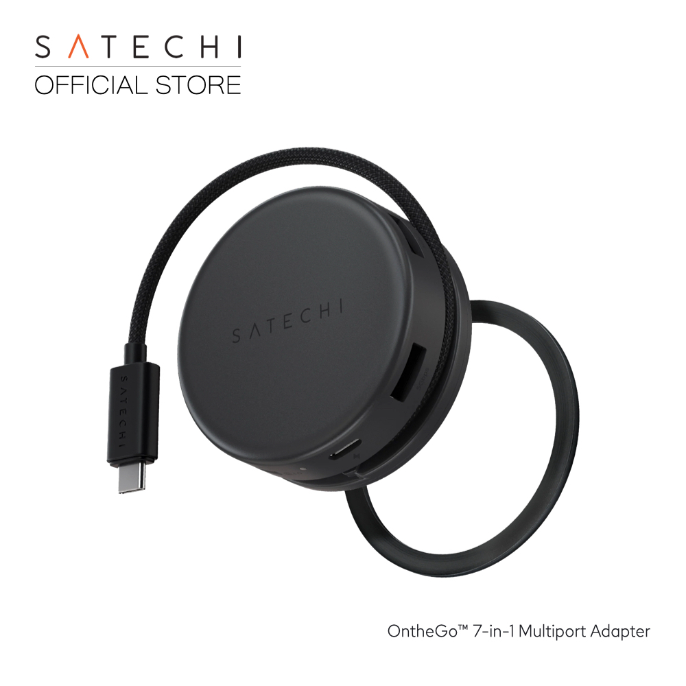 Satechi อุปกรณ์เชื่อมต่อ OntheGo 7-in-1 Multiport Adapter