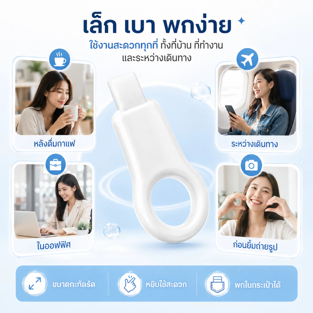 ฟองน้ำทำความสะอาดฟัน ขจัดคราบหินปูน คราบฟัน ขจัดคราบพลัค ไมโครนาโน Removal Nano ยางลบฟองน้ํา Scrubs thumbnail 10