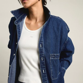 AMR DE SAISON ( AIMER ) - Oversized Shirt in Indigo Denim