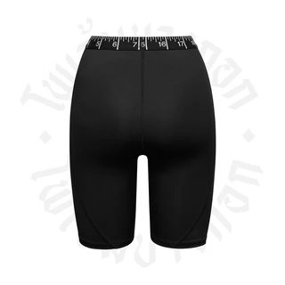 กางเกงขาสั้นทรงเอวสูงลายสายวัด - Biker Shorts