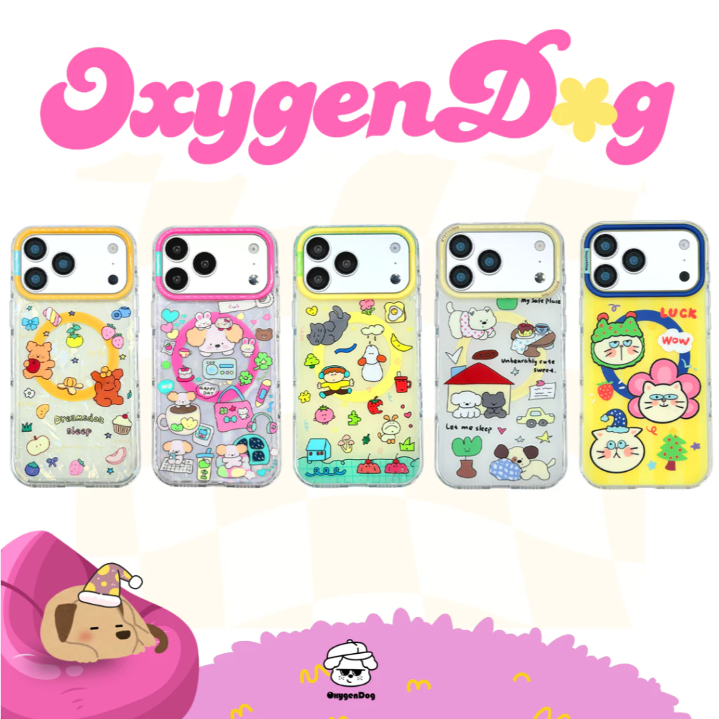 Oxygendog Case เคสไอโฟน รองรับชาร์จไร้สาย iPhone 17 Pro Max / 16 / 15 Series