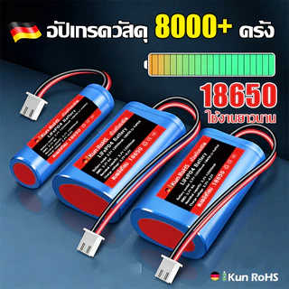 💥อัปเกรดวัสดุ 8000+ ครั้ง แบตเตอรี่ 18650 3.7V 2000/3000/6000/9000/12000mah ถ่านชาร์จ Li-ion มีวงจรป้องกันการชาร์จ