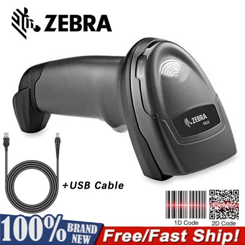 ZEBRA DS2208-SR เครื่องอ่านบาร์โค้ด 2D USB + STAND พร้อมขาตั้ง (PN: DS2208-SR7U2100SGW) ประกัน 4 ปี