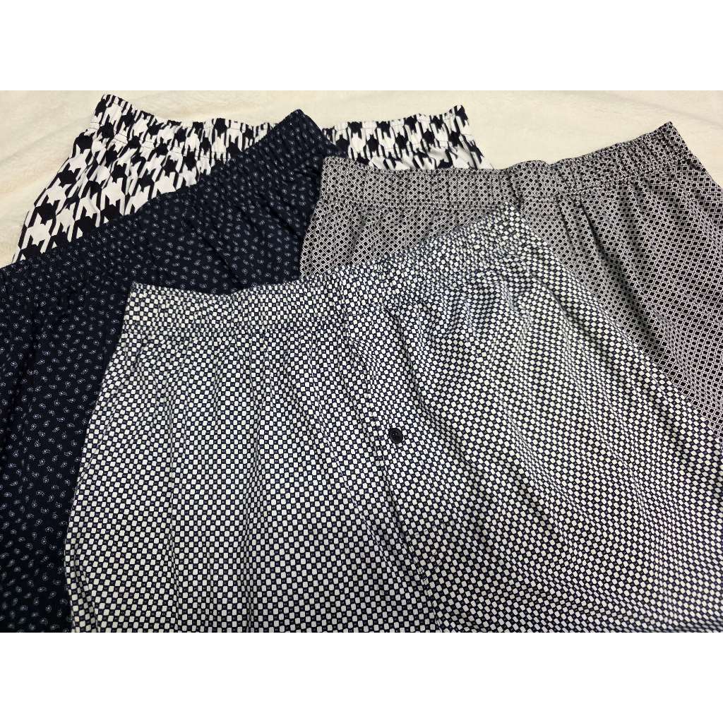 BOXER ผ้าลาย / ผ้าสีพื้น  Size XL  ( มี 2 เนื้อผ้า )