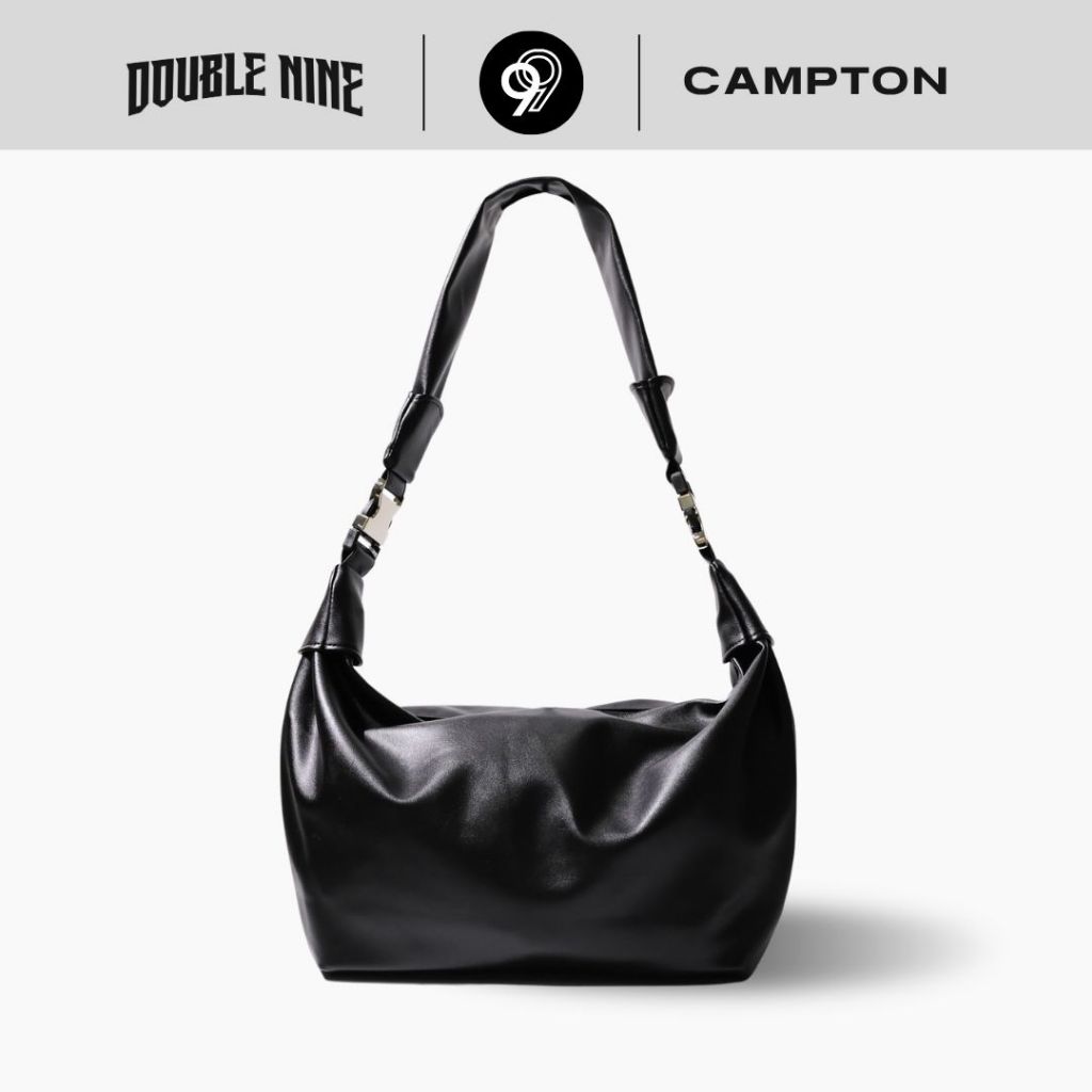 DOUBLE NINE : CAMPTON กระเป๋าสะพายพาดลำตัวหนังนิ่ม