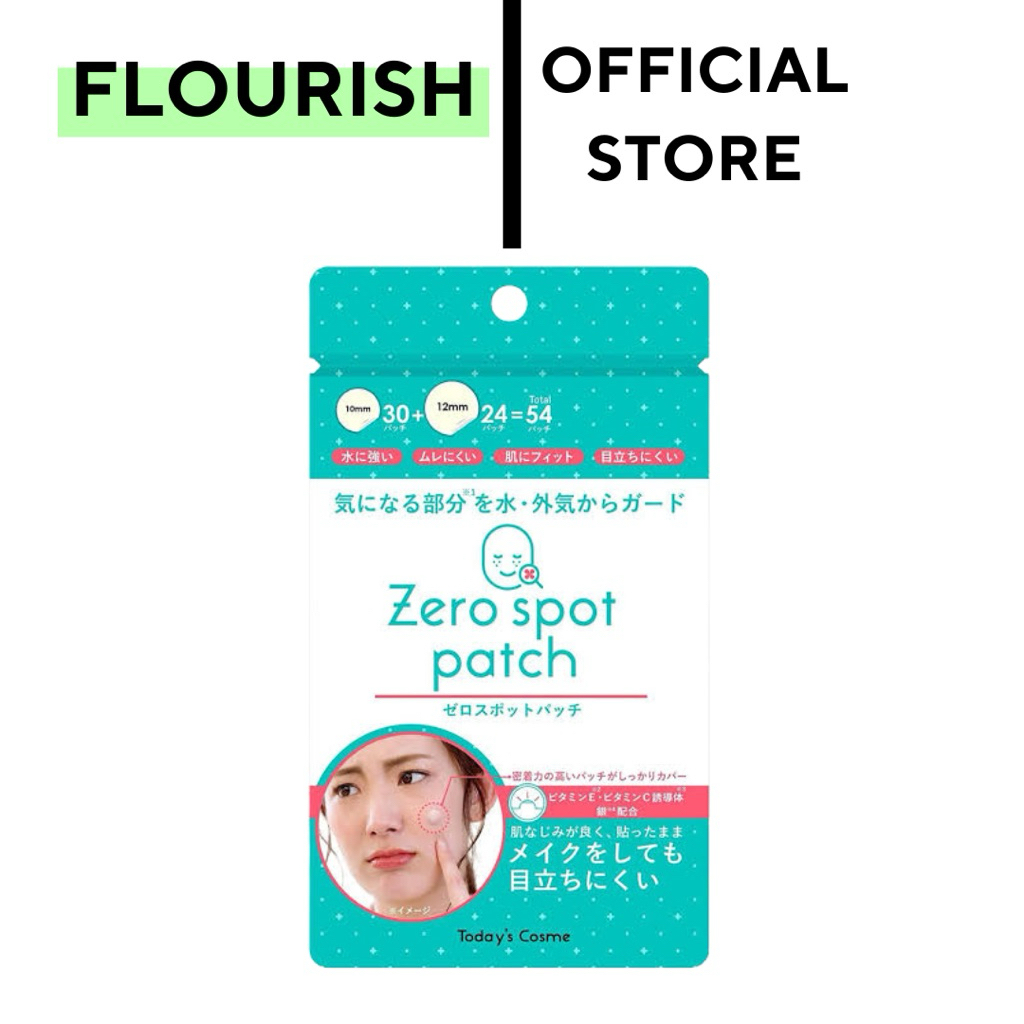 🇯🇵แผ่นแปะสิว Today's Cosme Zero Spot Patch สูตรดั้งเดิม
