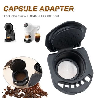 Voel ☕☕☕【จัดส่งทันที】อะแดปเตอร์แคปซูลกาแฟแบบใช้ซ้ําได้สําหรับ Dolce Gusto/Genio S/Crema/Pod เครื่องบด