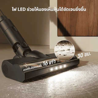 [2026 NEW]Dreame R10S Lite Stick Vacuum เครื่องดูดฝุ่นไร้สาย 20,000Pa ท่อพับได้90° LEDส่องฝุ่น30ซม. แบต45นาที กรอง99.9%