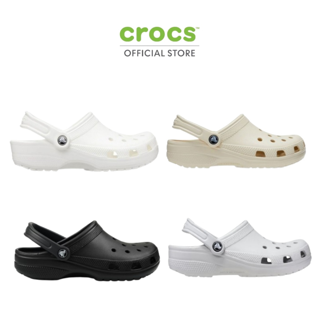 CROCS รองเท้าลำลองผู้ใหญ่แฟชั่นรองเท้าแตะผู้ชายผู้หญิง CLASSIC CLOG รุ่น 10001