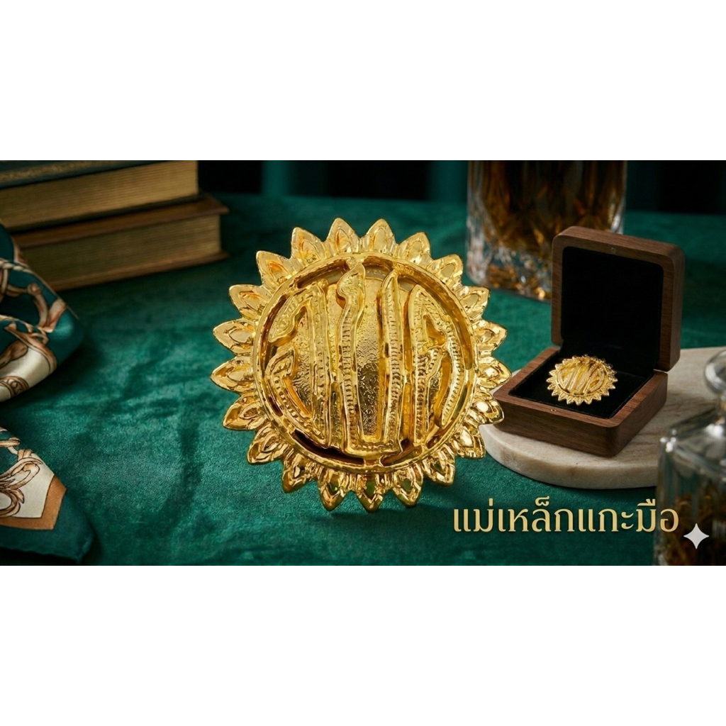 เข็ม อบต. แบบแม่เหลือ เคลือบเงา พร้อมส่ง