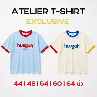 📍พร้อมส่ง 👈 HUEGAH Exclusive Atelier T-shirt เสื้อยืดฮุกกะ ไซซ์ใหญ่