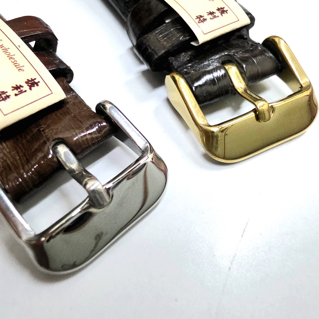 อะไหล่ Buckle 316Lสแตนเลส หัวเข็มขัด สายนาฬิกา 12 14 16 18 20 มม (1 ชุด) สีทอง สีเงิน แบบหนา แข็งแรง พร้อมส่งจากไทย