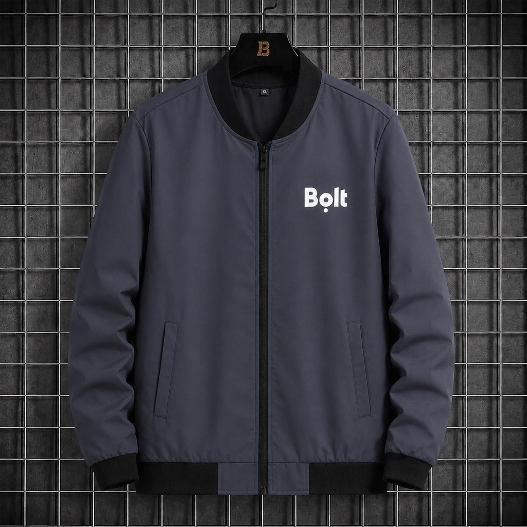 B-01 เสื้อแจ็คเก็ต Bolt ใส่รับ-ส่งผู้โดยสาร เท่ห์ๆ แบบมืออาชีพ