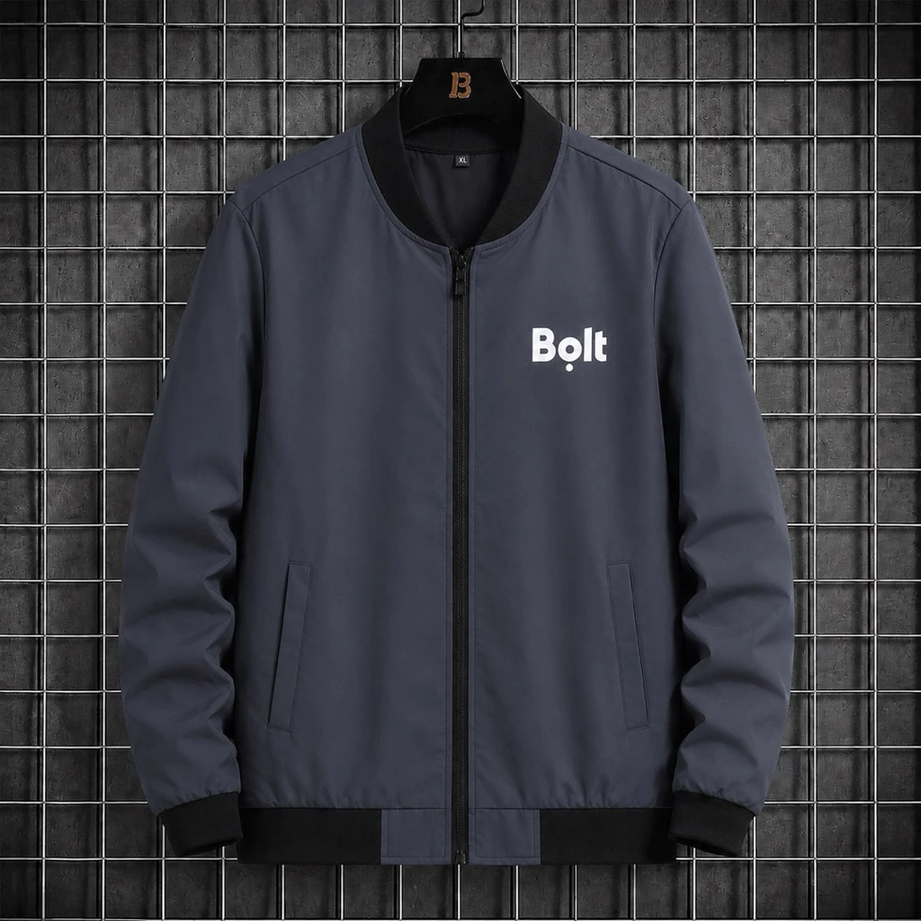 B-01 เสื้อแจ็คเก็ต Bolt ใส่รับ-ส่งผู้โดยสาร เท่ห์ๆ แบบมืออาชีพ