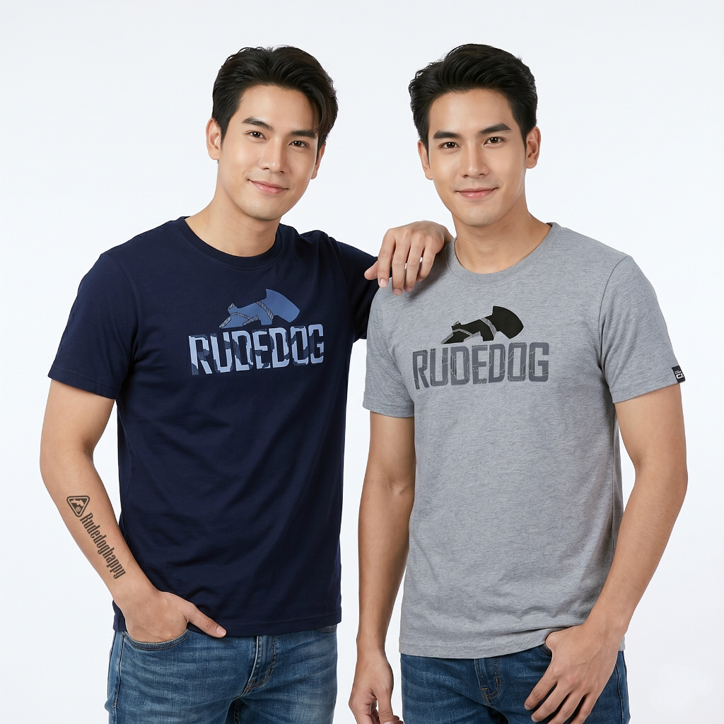 Rudedog เสื้อยืดรุ่น Cleave-Transform-Crytallball ของแท้100%