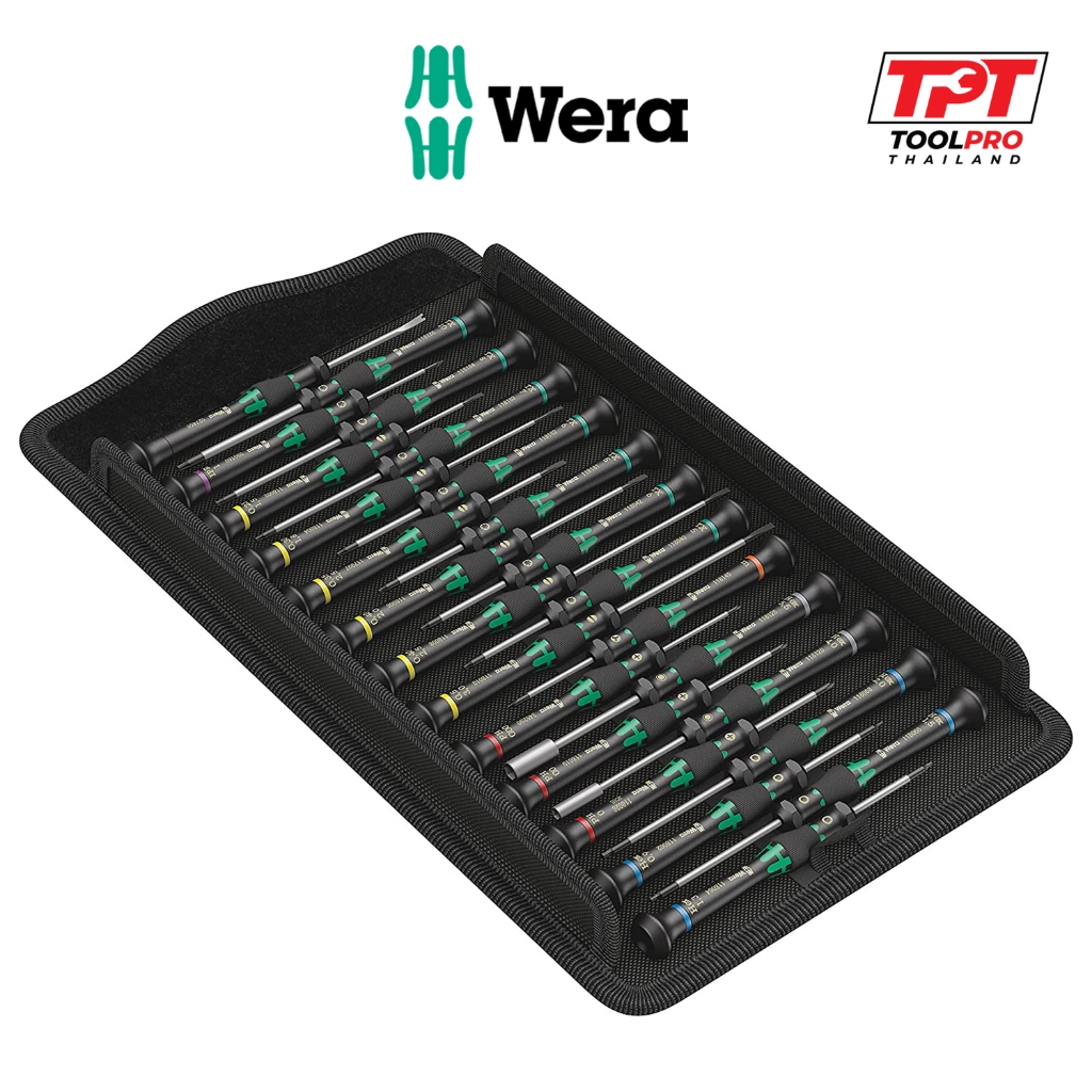 Wera ชุดไขควง ไมโคร Kraftform Micro Big Pack 1, Screwdriver Set (05134000001)