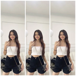 กางเกงยีนส์ขาสั้น ผ้ายืด ใส่สบาย ไซส์ S-2XL ความยาว 14.5-15 นิ้ว 6 สี