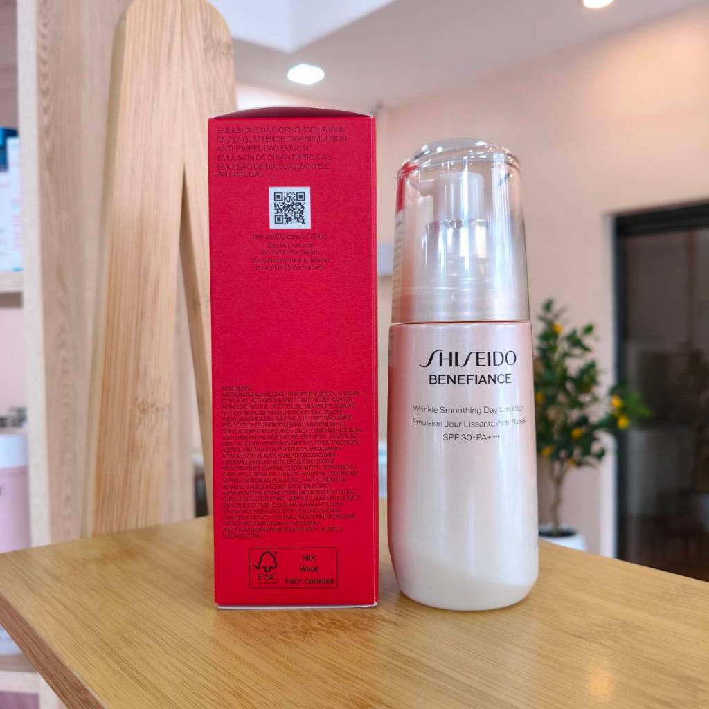 Shiseido Benefiance Wrinkle Smoothing Day Emulsion SPF30 รูปที่ 6