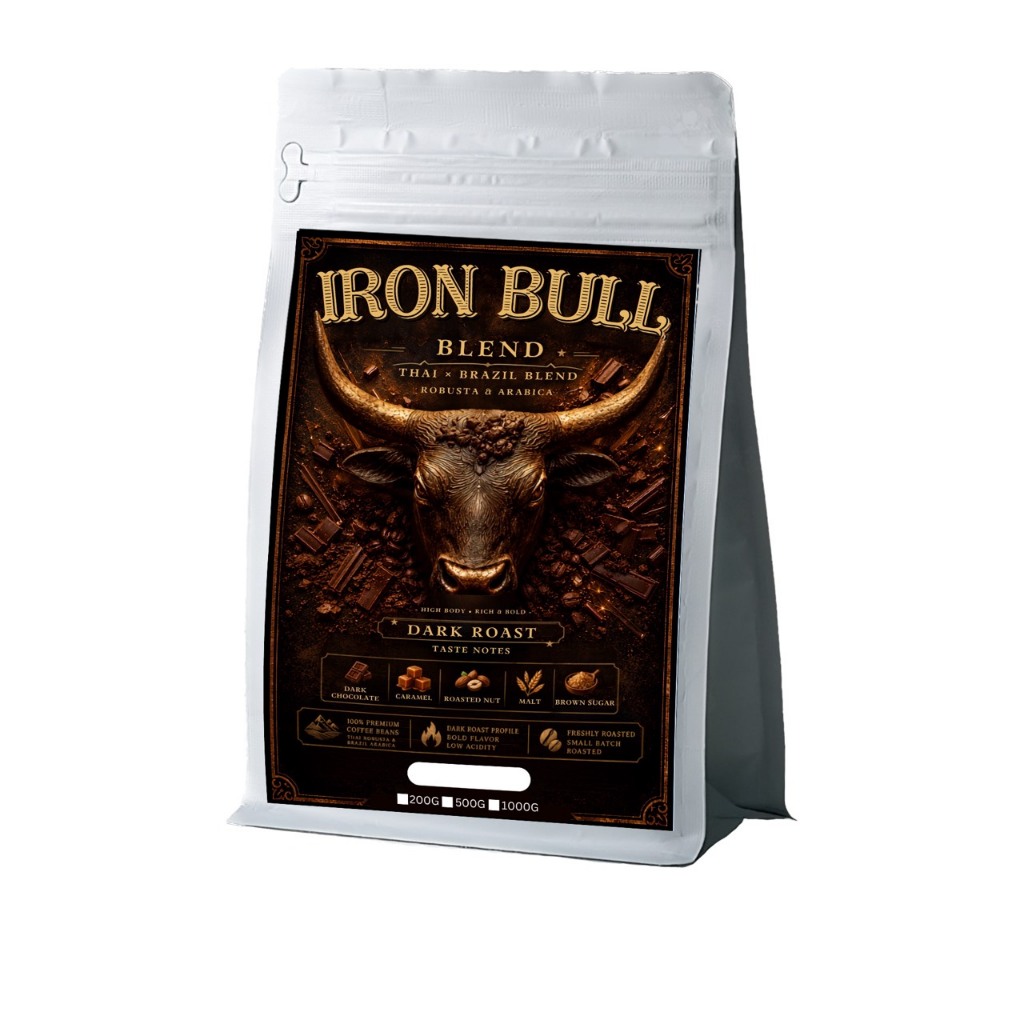 บดฟรี- IRON BULL เมล็ดกาแฟอาราบิก้า+โรบัสต้า คั่วเข้ม☕️บดฟรี- IRON BULL เมล็ดกาแฟอาราบิก้า+โรบัสต้า คั่วเข้ม☕️  สู้นม ได
