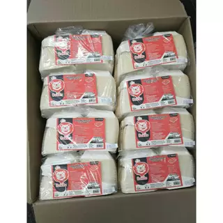 (ยกลัง) กล่องข้าวกระดาษ ขนาด 500 / 600 / 725 / 1300 มล. สีขาว แบรนด์ สิงห์ส้ม
