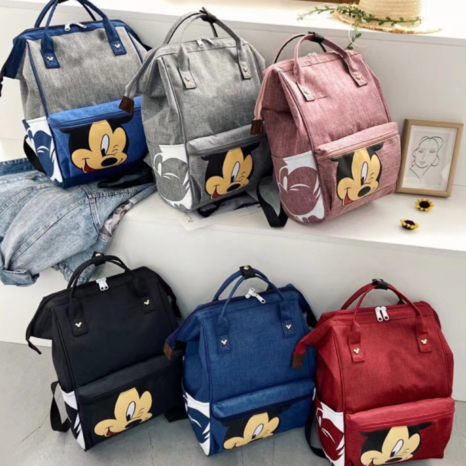 V-shop: กระเป๋าเป้ลายมิกกี้เมาส์น่ารักมี 5 สีให้เลือกshiny girl88 - BAA4545