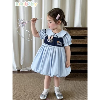 [90-130]กีกี้เบบี้ เดรสเจ้าหญิง เดรสน่ารักๆ เสื้อผ้าเด็d kikibaby-dress KP