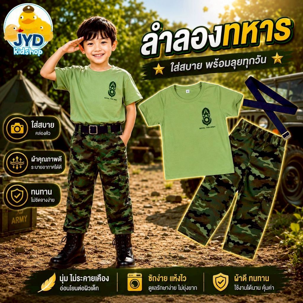 (jyd) ชุดอาชีพเด็ก ชุดทหารเรือกากีชาย ชุดทหารเรือตัวน้อย ชุดกะลาสีเรือ ชุดกาลาสีเรือ ชุดทหารเรือชาย ชุดทหารเรือเด็ก