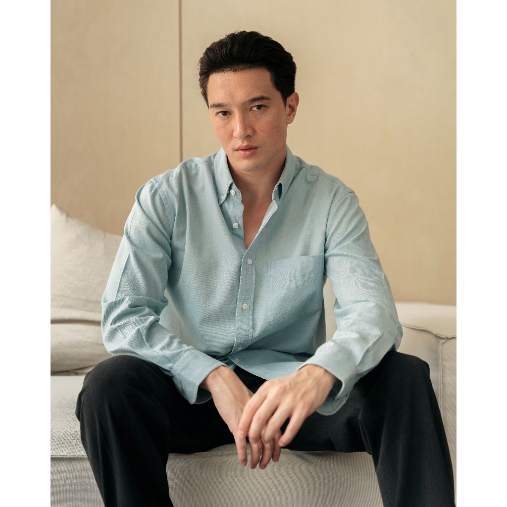 IOC Project - Chambray Button Down Shirt เสื้อเชิ้ตแขนยาว