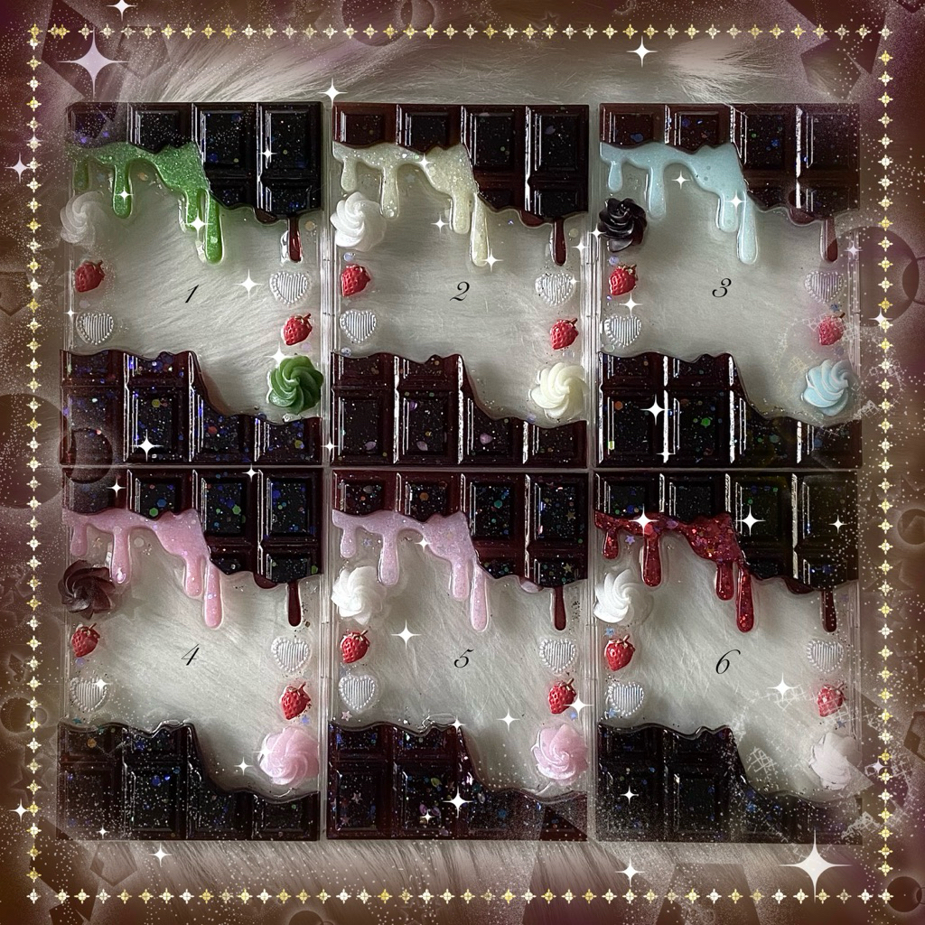 Dark Chocolate frame! พร้อมส่ง>.<เฟรมการ์ดเรซิ่น