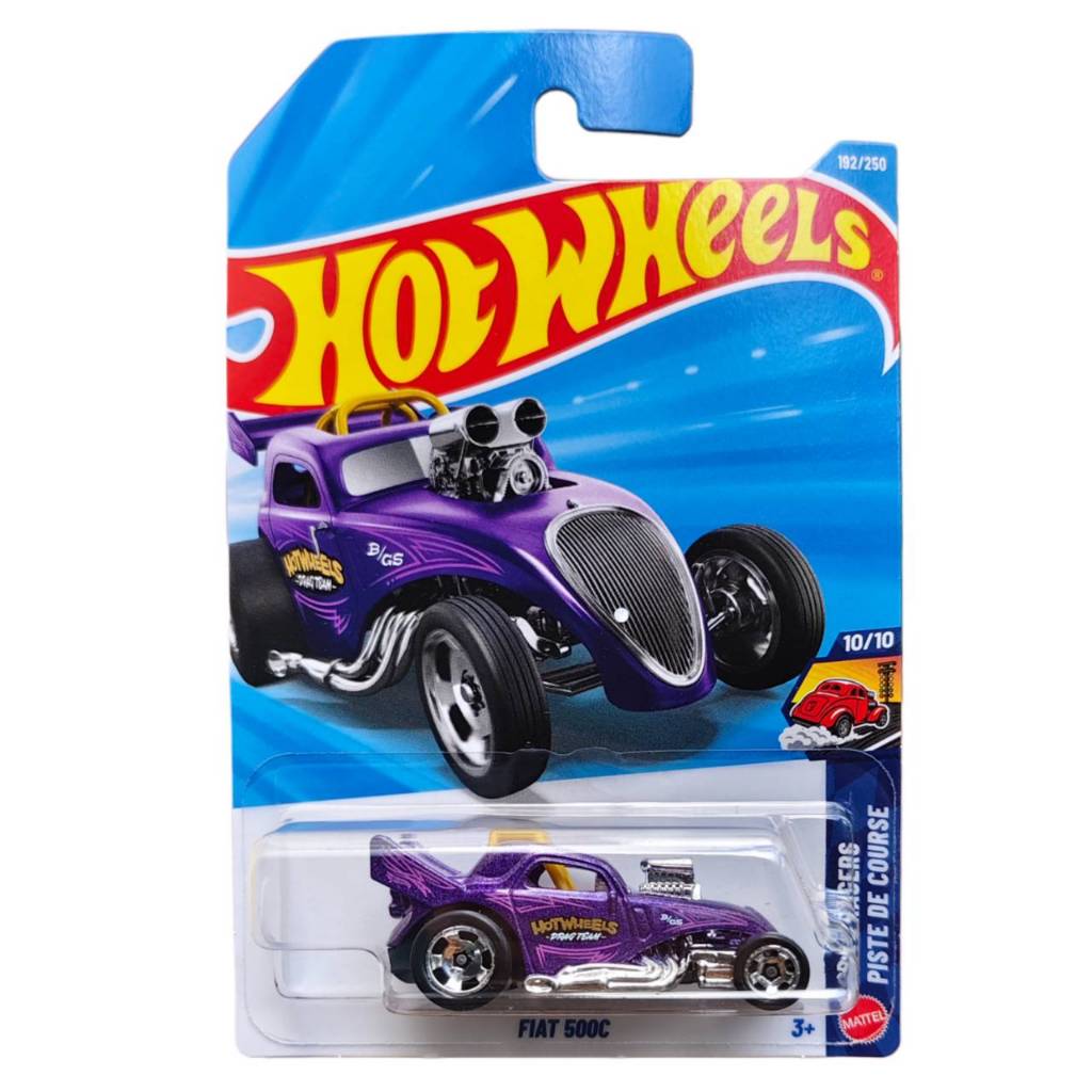 Fiat 500C- Hot Wheels โมเดลรถเหล็ก ของเล่น ของสะสม ลิขสิทธิ์แท้ (ในร้านมีให้เลือกมากกว่า500แบบ) FFE6