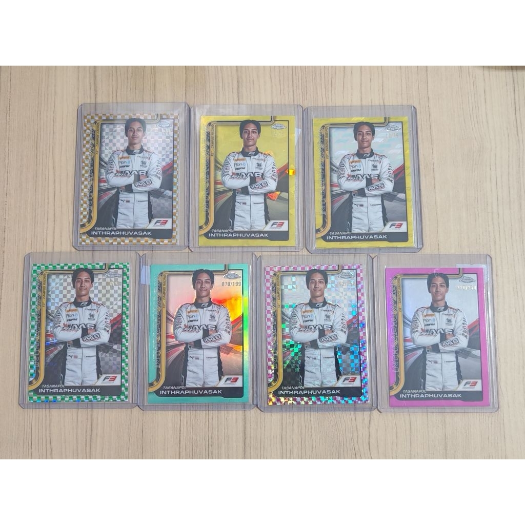 การ์ด f1 2025 topps chrome tasanapol inthraphuvasak