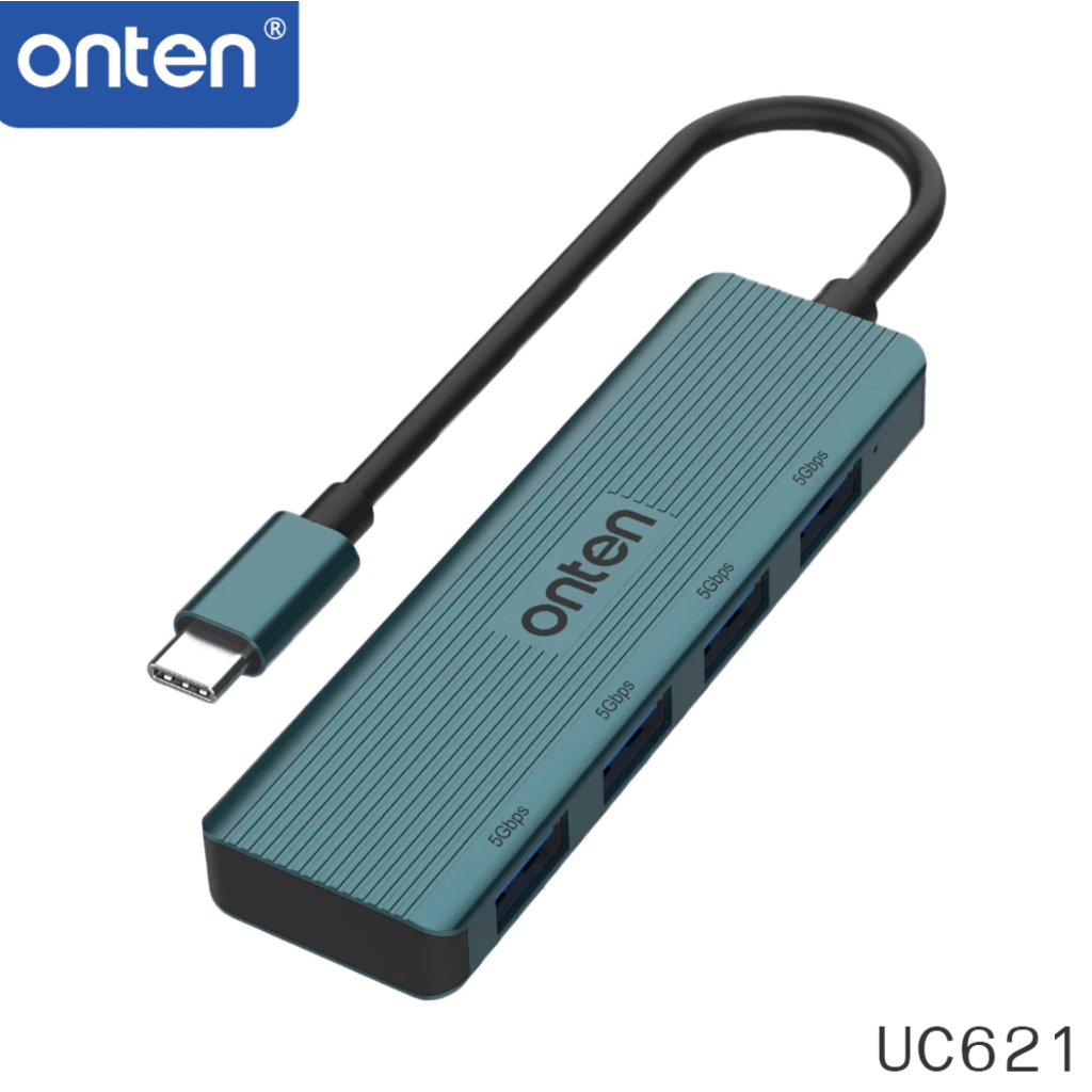 Onten (OTN-UC621) USB3.2 Gen1 Type-C To Hub 4 Port 5Gbps