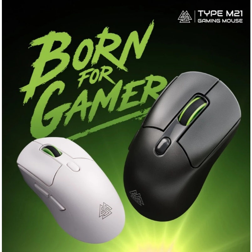 EGA TYPE-M21 Tri-Mode Gaming Mouse ตอบสนองไวด้วย Polling Rate 1000Hz / DPI ปรับได้สูงสุด 8000