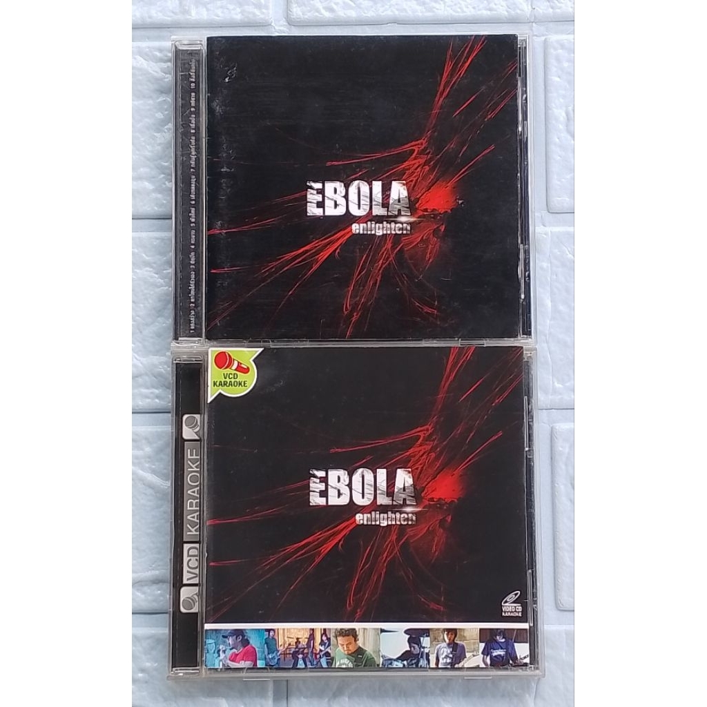 CD/VCD_EBOLA (อีโบล่า) : enlighten  [สิ่งที่ฉันเป็น, กลับสู่จุดเริ่มต้น, แสงสว่าง, เชื่อมั่น, ทรมาน,