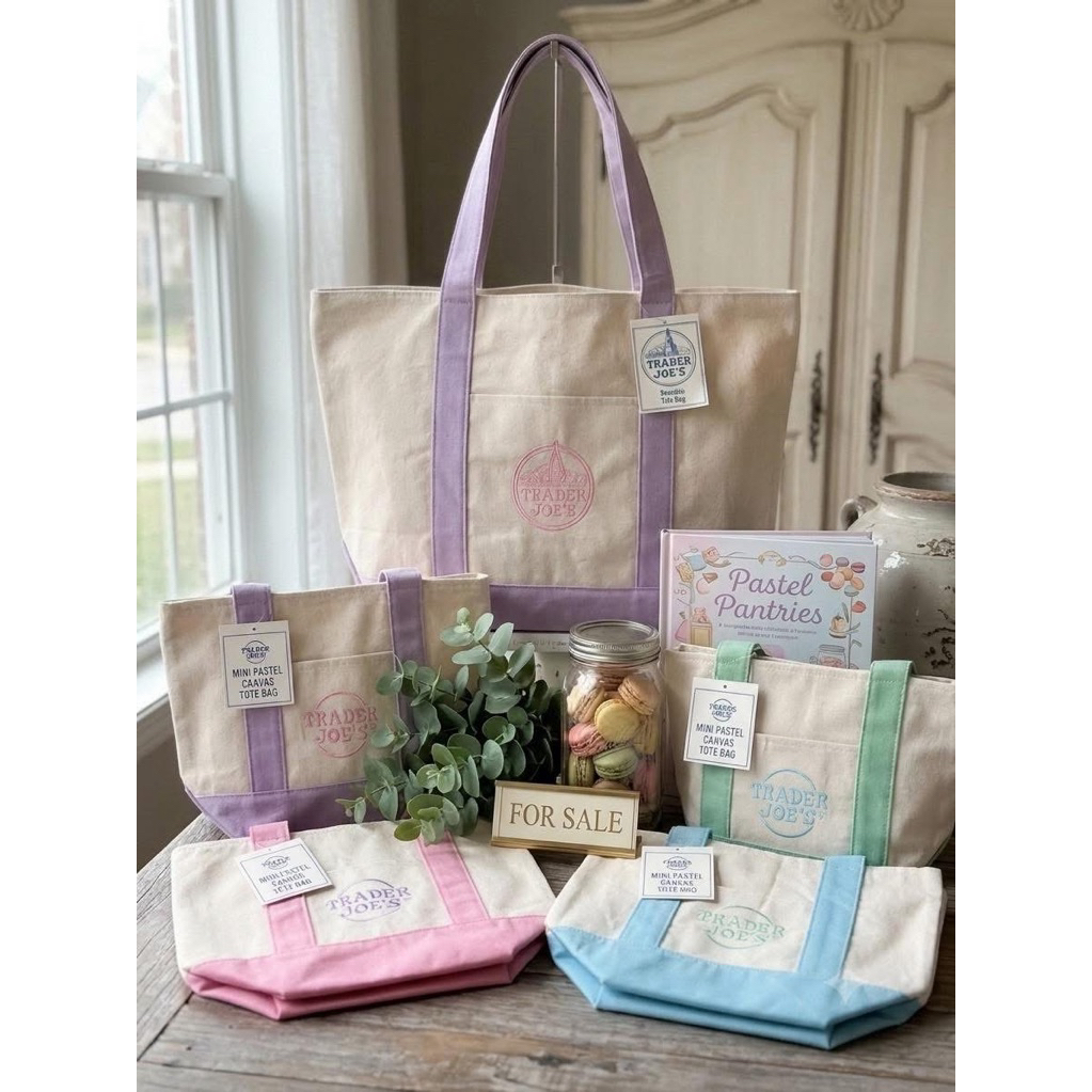 [แท้] กระเป๋า Trader Joe's ของแท้จากอเมริกามี 4 สี มีเฉพาะไซด์เล็ก