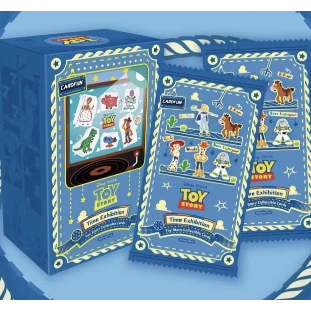 🔥พร้อมส่งจากไทย🔥การ์ดสะสม Disney Toy Story Time Exhibition Movie Collection Card Pixar แท้